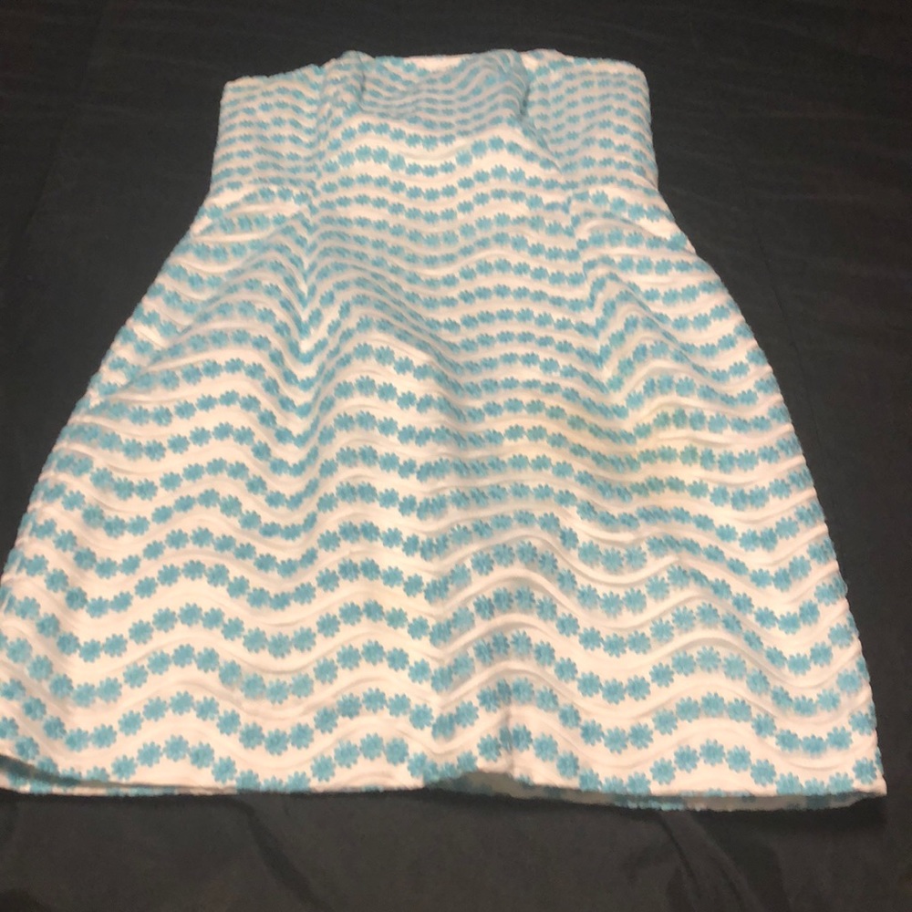 Lilly Pulitzer white & blue dress